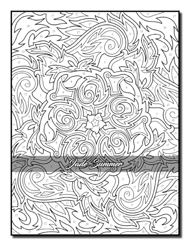 Color by Number Patterns: An Adult Coloring Book with Fun, Easy, and Relaxing Coloring Pages (Color by Number Coloring Books)