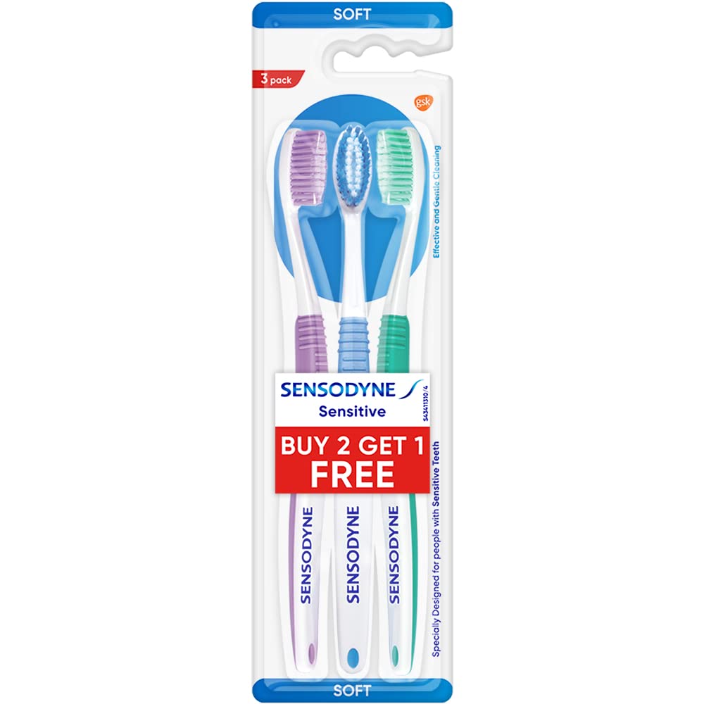 Sensodyne T/Brush Sensitive Soft, Pack of 3