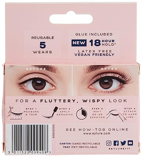 Eylure Fluttery Light No. 117 False Lashes (Pack of 2)