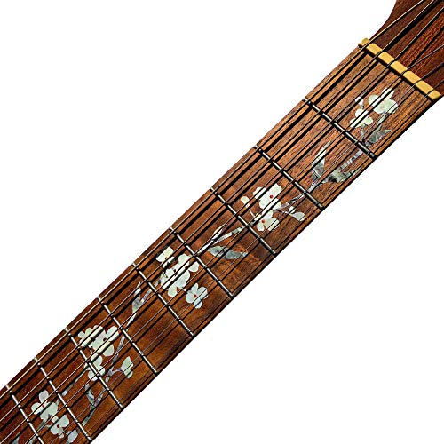 Inlay Sticker Fret Markers for Guitars - Tree Of Life w/Hummingbird, FT-055TL-HM