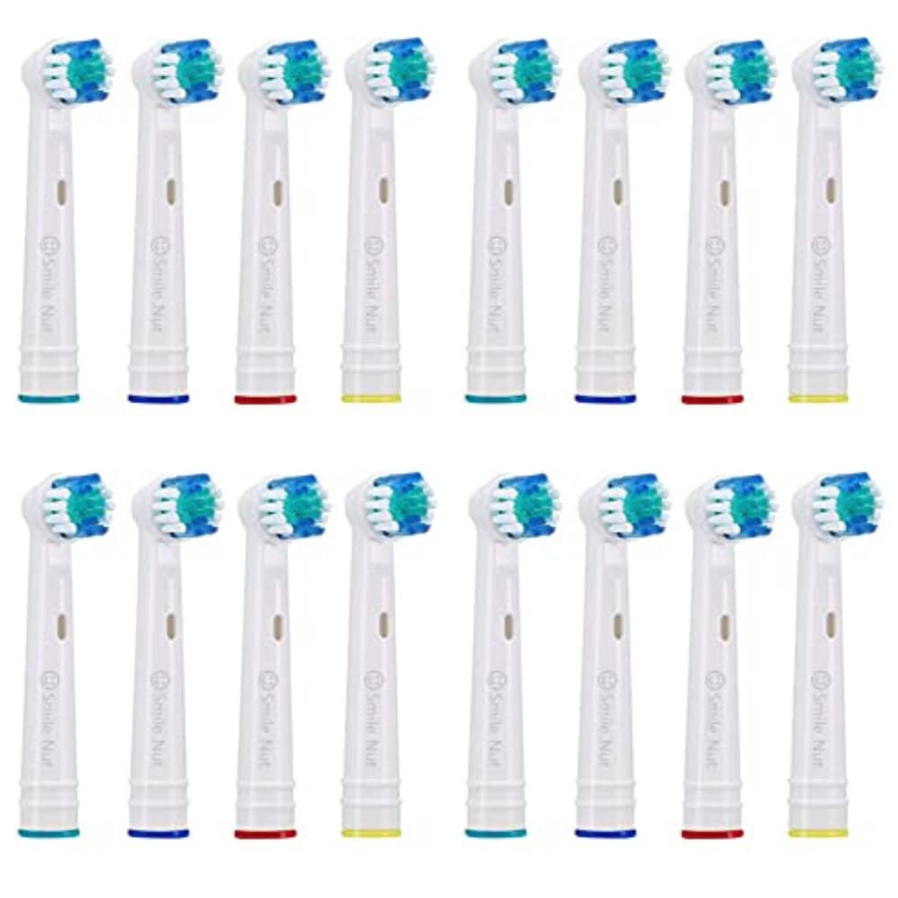 Oral B Compatible Replacement Electric Toothbrush Heads Premium Electric Toothbrushes Adults Heads 16 Pack for Braun Toothbrush Handles Superior Cleaning and Plaque Removal