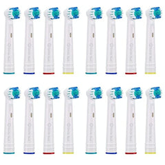 Oral B Compatible Replacement Electric Toothbrush Heads Premium Electric Toothbrushes Adults Heads 16 Pack for Braun Toothbrush Handles Superior Cleaning and Plaque Removal