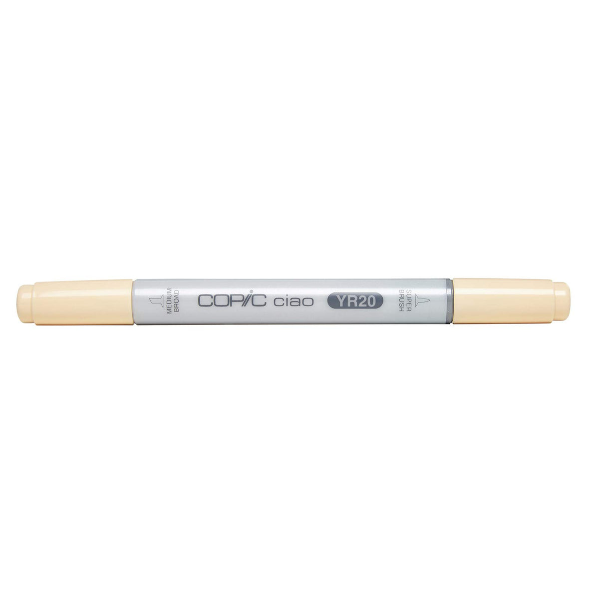 COPIC Ciao Coloured Marker Pen - (YR-20) Yellowish Shade, For Art & Crafts, Colouring, Graphics, Highlighter, Design, Anime, Professional & Beginners, Art Supplies & Colouring Books