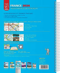 France 2024 - Tourist & Motoring Atlas A4 Laminated Spiral