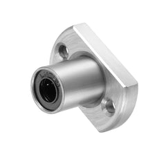 sourcing map LMH6UU Two Side Cut Flange Linear Ball Bearings, 6mm Bore Dia, 12mm OD, 19mm Length