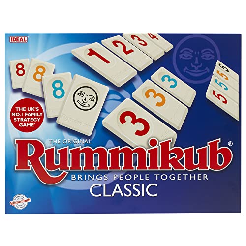 IDEAL   Rummikub Classic game: Brings people together   Family Strategy Games   For 2-4 Players   Ages 7and