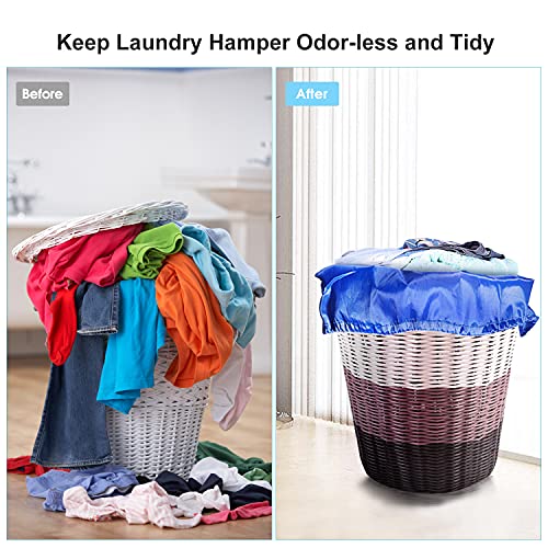 OTraki Large Travel Laundry Bags with Drawstring 20 x 24 inch 2 Pcs Heavy Duty Organizer Bag Foldable Laundry Bag Tear Resistant Storage Bag for Dirty Clothes Toys Hamper Basket Camp Home College Dorm