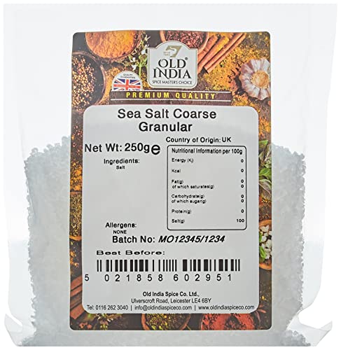 Old India Sea Salt Coarse Granular 250g