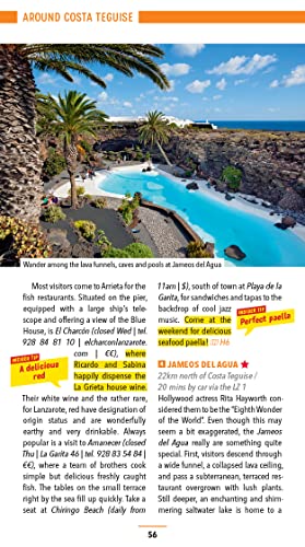 Lanzarote Marco Polo Pocket Travel Guide - with pull out map