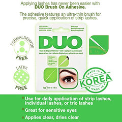 Duo Brush On Striplash Adhesive, White, 5 g (Pack of 1)