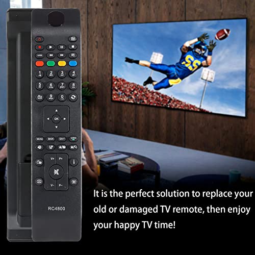 Universal Remote Replacement for JVC TV Remote Control RC4800, Also Replaced for Polaroid/Bush/Hitachi/TECHWOOD/Digihome/JMB/Telefunken Smart TVs, No Setup Required