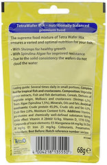 Tetra Fish Food Variety Wafers, Complete Fish Food for All Bottom-Feeding Fish and Crustaceans, 68 g