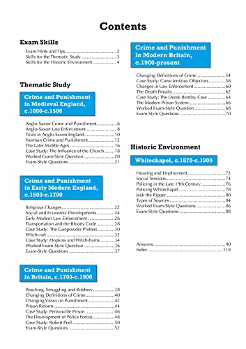 GCSE History Edexcel Topic Guide - Crime and Punishment in Britain, c1000-Present: for the 2024 and 2025 exams (CGP Edexcel GCSE History)