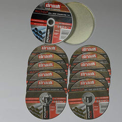 Draak 10 x Cutting Discs 115mm x 1mm Ultra Thin Fine Cutting to Cut Metal Stone Steel & PVC Cut Off Wheel for Angle Grinder