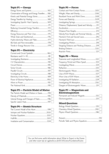 GCSE Combined Science AQA Exam Practice Workbook - Foundation (includes answers): for the 2024 and 2025 exams (CGP AQA GCSE Combined Science)