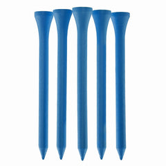 100 PCS Bamboo Golf Tees   Multiple Colours & Sizes   Eco Friendly & Sustainable Bamboo Golf Tees (83mm Neon Blue)