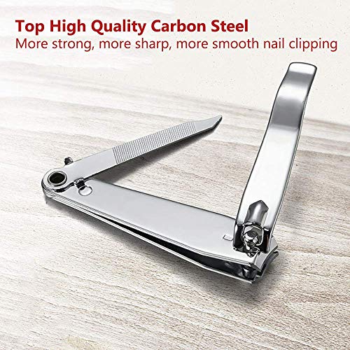 1Pc Heavy Duty Nail Clipper, Stainless Steel Toe Finger Nail Clippers Cutter For Men Women