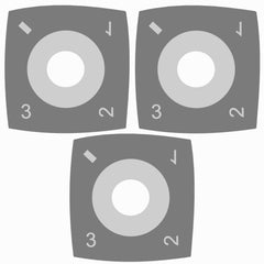 Wood Turning Chisel Carbide Cutter 15mm Square with 4 inchesRadius Ci1 Tungsten Carbide Tips for DIY Woodworking, Easy Roughers,Full &Pro Woodpecker Ultra-Shear FSS&MSS(cutter 20121) Simple Rougher SR, 3Pcs