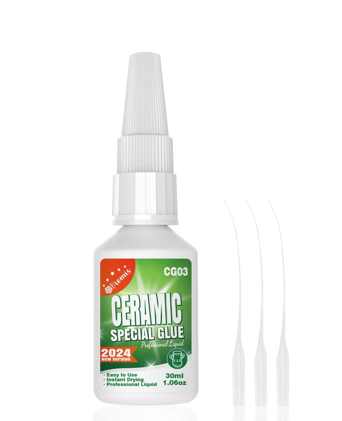 30g Ceramic Repair Adhesive: Quick-Dry, Heat-Resistant & Waterproof Glue for Porcelain, Pottery & DIY Crafts