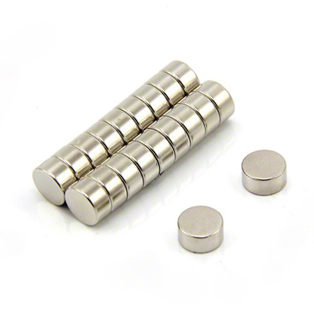 10mm dia x 5mm thick Ultra High Performance N52 Neodymium Magnet - 3.2kg pull ( Pack of 10 )