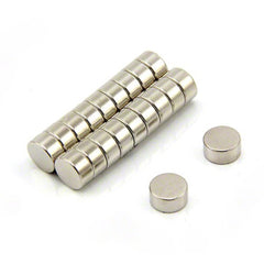 10mm dia x 5mm thick Ultra High Performance N52 Neodymium Magnet - 3.2kg pull ( Pack of 10 )