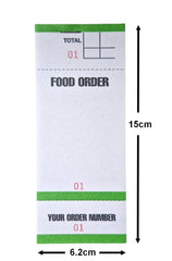 Food Order Pads 100 to A Booklet 4 Pack 4 Colours BF84 (4)