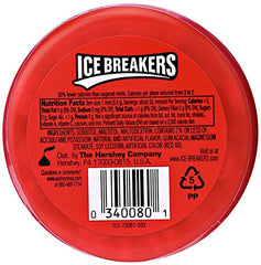 ICE BREAKERS CINNAMON SUGAR FREE MINTS 1 x 42g TUB AMERICAN IMPORT