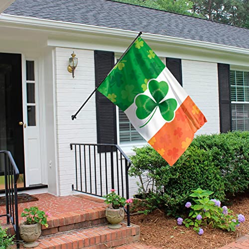 Irish Flag for St Patricks Day – Ireland Flag - St Patrick’s Day decorations – Double-sided Digital Print - 110Den Thick polyester - Double Seam - 2 brass eyelets, large 5ft x 3ft