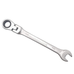 Ratchet Spanner,Steel Ratcheting Combination Wrench, Polished Chrome Finish DIY Hand Tools Ratchet Spanner Set (17mm)