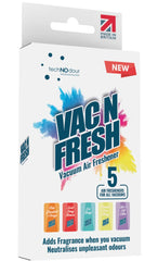 Vac N Fresh Hoover Bag Fresheners, 5 Pack - Scented Vacuum Cleaner Smellies- For Bagless as well as Regular Vacuum Cleaners - Card Shaped Vac Deodoriser Discs for Pet Lovers