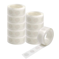 WeNet 1000 Pieces Balloon Glue Dots Double Sided Adhesive Dots Stickers Tape for DIY Craft Party Decorations, 10 Rolls(100Pcs Per Roll)