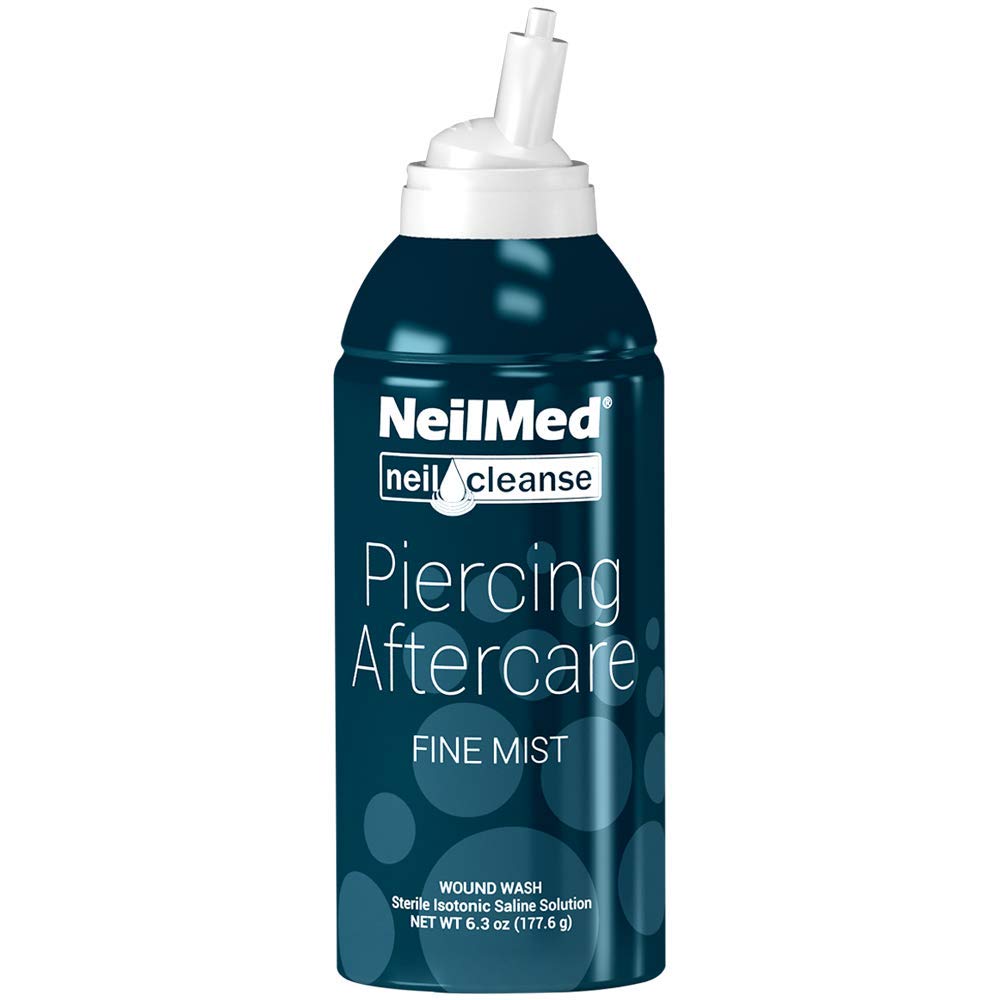 NeilMed Neilcleanse Piercing Aftercare, Fine Mist, 177.5g (6.3 oz)