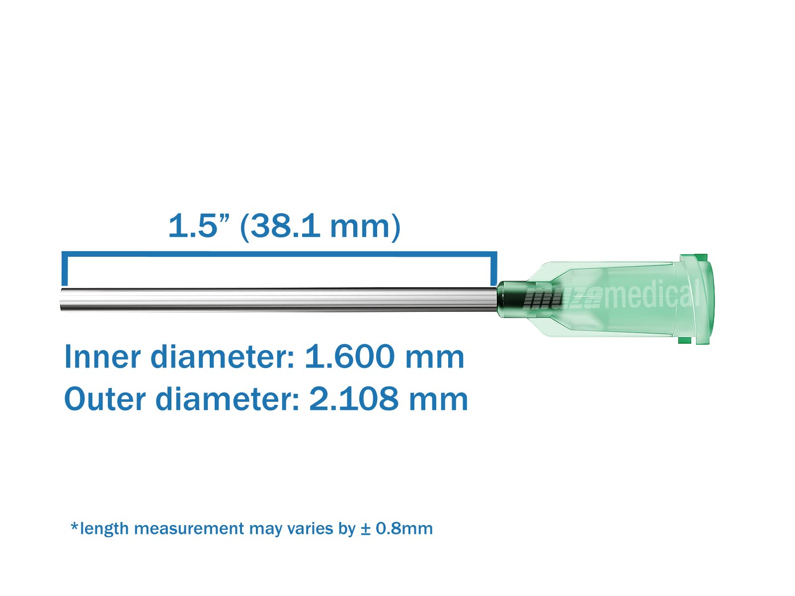 Ciringe 1 ml Syringe with 14G Green Mixing Kit - 10 Sets