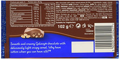 Galaxy Crispy Chocolate Bar Bulk Box, Chocolate Gift, Milk Chocolate, Bulk Chocolate, Movie Night Snacks, 24 x 102 g