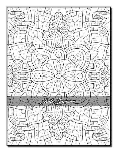 Color by Number Patterns: An Adult Coloring Book with Fun, Easy, and Relaxing Coloring Pages (Color by Number Coloring Books)