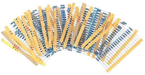 UMTMedia® 30pcs 22 ohm Ω - 1W Watt Metal Film Resistors 0.25 ±1% for Electronic, Arduino, or Raspberry PI Projects. Many Values Available