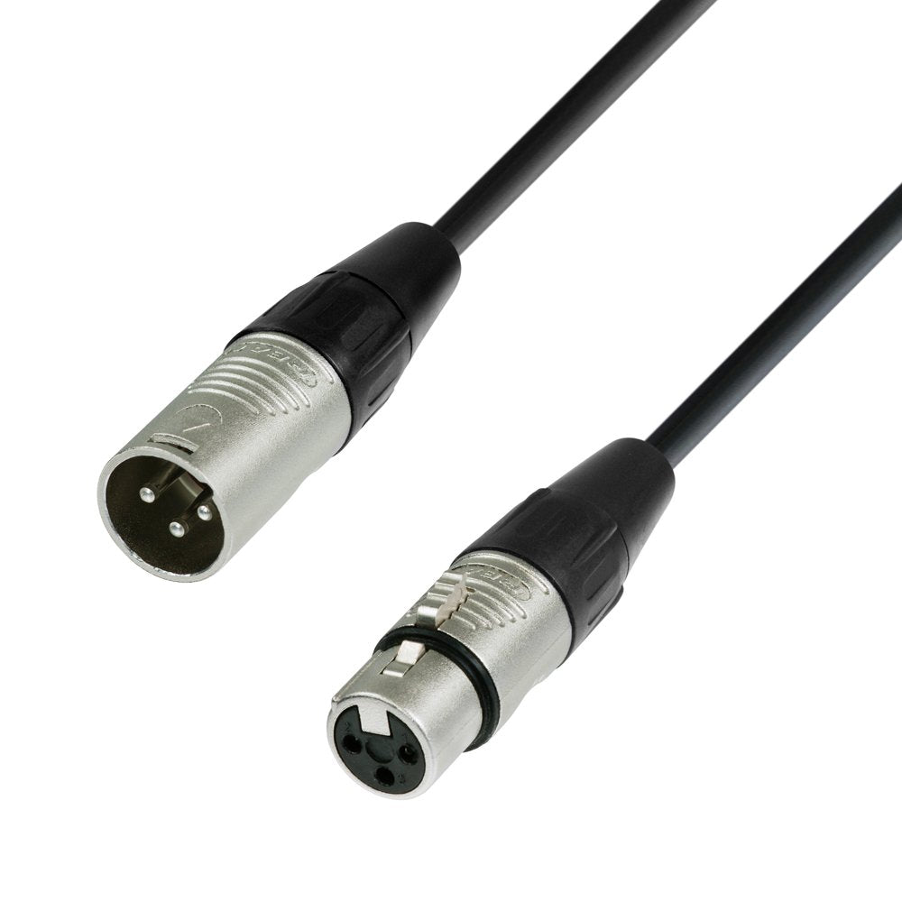 Adam Hall 4 Star Series 0.5m Rean XLR Female to XLR Male Microphone Cable