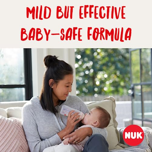 NUK Baby Bottle Cleanser   500 ml   Ideal for Cleaning Baby Bottles, Teats & Accessories   Fragrance Free   pH Neutral   100% Recycled Bottle