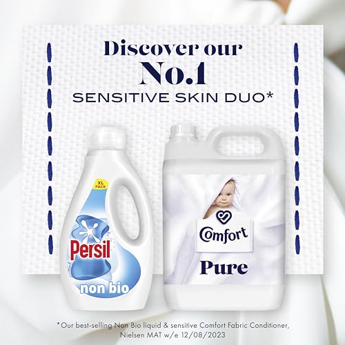 Comfort Pure Sensitive Fabric Conditioner dermatologically tested gentle next to sensitive skin 160 washes (4.8 L)