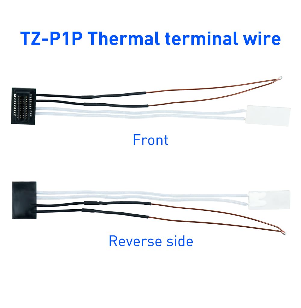 HOCENWAY 2sets 24V 48W Ceramic Heater & Thermistor with Retaining Clamps- P1 Series Compatible with Bambulab P1P P1S P1S Combo 3D Printer Accessories Parts