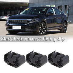 eMagTech 20pcs Brake Line Brake Hose Double Clip Bracket Holder Black Compatible with Audi 80/100/200/A4/S4 Seat Alhambra/Arosa/Cordoba/Ibiza VW Beetle/Bora/Caddy/Golf