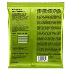 Ernie Ball Regular Slinky Nickel Wound Short Scale Bass Strings - 50-105 Gauge