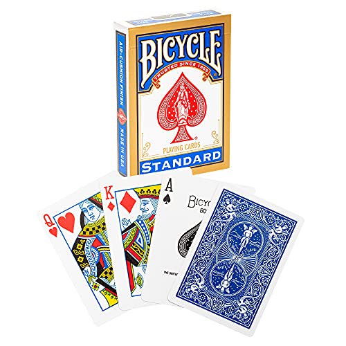 Bicycle Gold Standard Playing Cards - 12 Decks, Air Cushion Finish, Iconic International Rider Back Design, Standard Index, Superb Handling and Durability