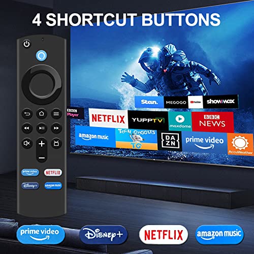 superpow Replacement Voice Remote (3rd Gen) Compatible with TV Stick 4K, TV Stick (2nd & 3rd Gen), TV Cube (1st & 2nd Gen),TV (3rd Gen),TV Stick Lite