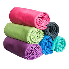 The Little Bodhi Microfibre Towel Pink 100cm x 50cm