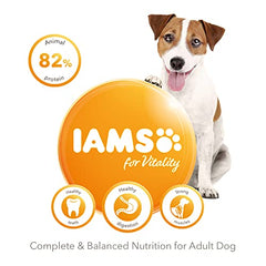 IAMS Complete Dry Dog Food for Adult 1and Small and Medium Breeds with Chicken 800 g (Pack of 2)