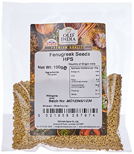 Old India Fenugreek Seeds HPS 100g