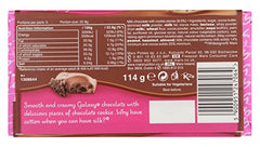 Galaxy Cookie Crumble Milk Chocolate Bar, Chocolate Gift, Movie Night Snacks, Sharing Bar, 114g