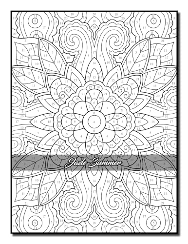 Color by Number Patterns: An Adult Coloring Book with Fun, Easy, and Relaxing Coloring Pages (Color by Number Coloring Books)