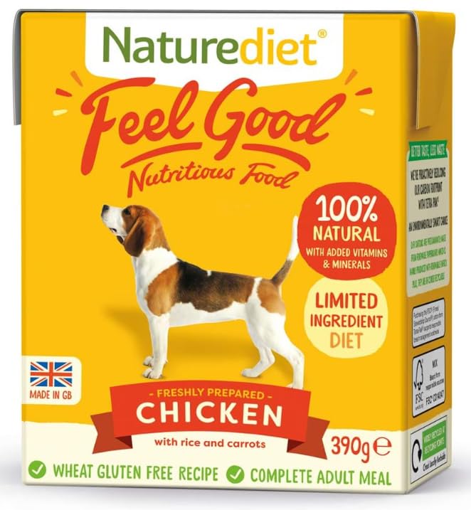 NATUREDIET Feel Good Selection Pack Complete Wet Food, 390g (Pack of 16) Packaging may vary